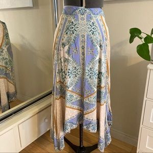 Free People bohemian maxi skirt